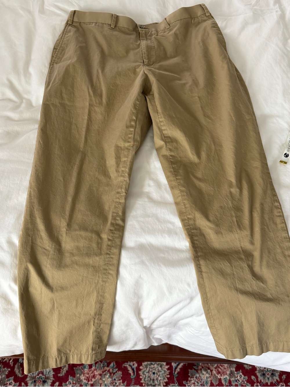 Men's Classic Straight Chinos in Tan
